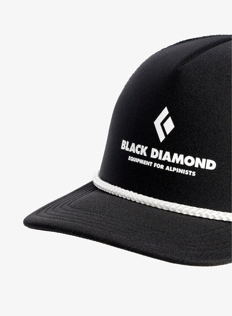 Black Diamond Flat Bill Trucker кепка, чорна-чорна