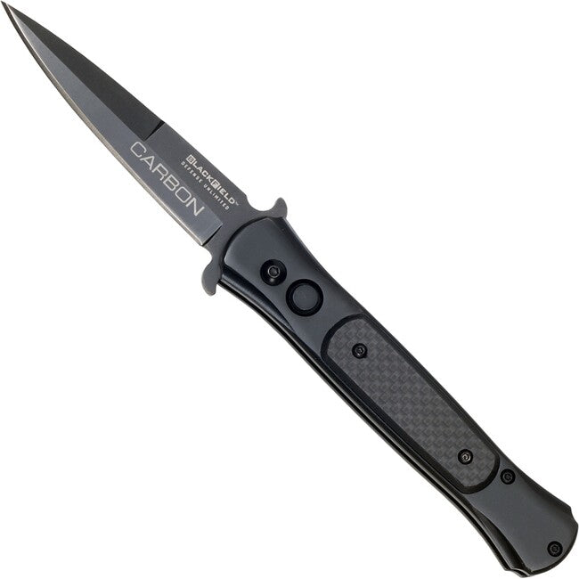Haller Blackfield Carbon викидний ніж, чорний