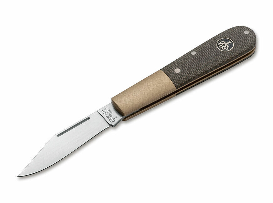 BÖKER® Barlow Expedition складний ніж 6,4 см, зелена мікарта