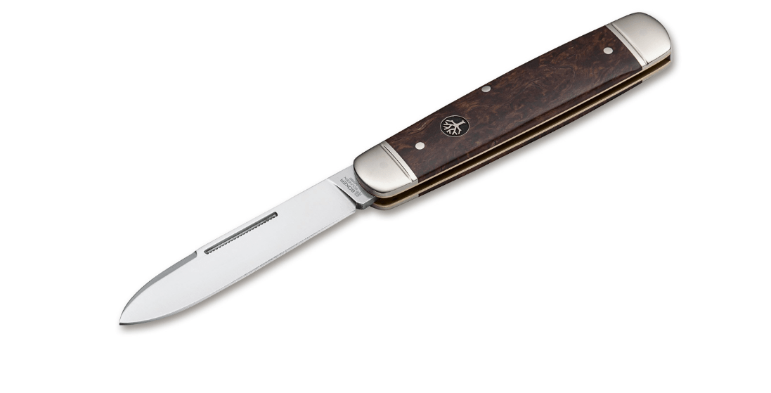 BÖKER® Cattle Knife складаний ніж, деревина хвилястої берези, 8,2 см