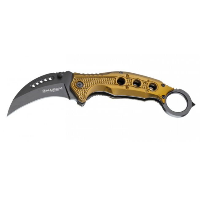 BÖKER® Magnum Black Scorpion карамбітний ніж, золото-бронзовий, 20,5 см