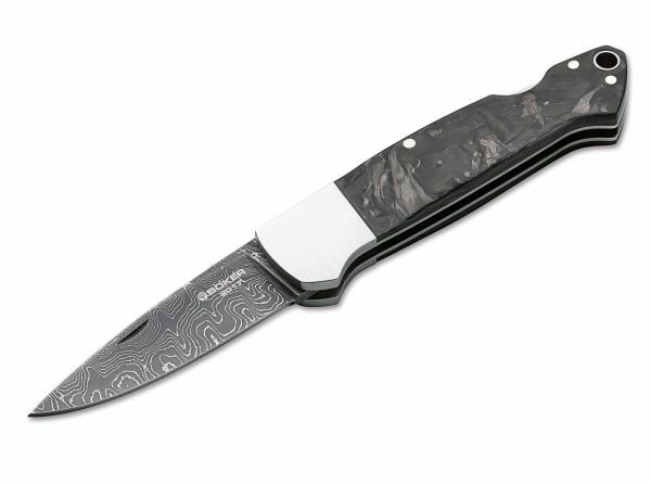 BÖKER® Manufaktur Solingen Damast Annual 2017 кишеньковий ніж, дамаськ, 6,35 см