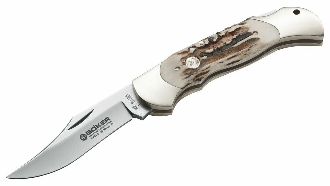 BÖKER® Optima Stag кишеньковий ніж 9 см, рога