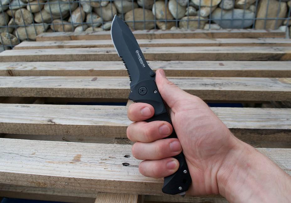 BÖKER® Magnum Black Spear складаний ніж, 23см