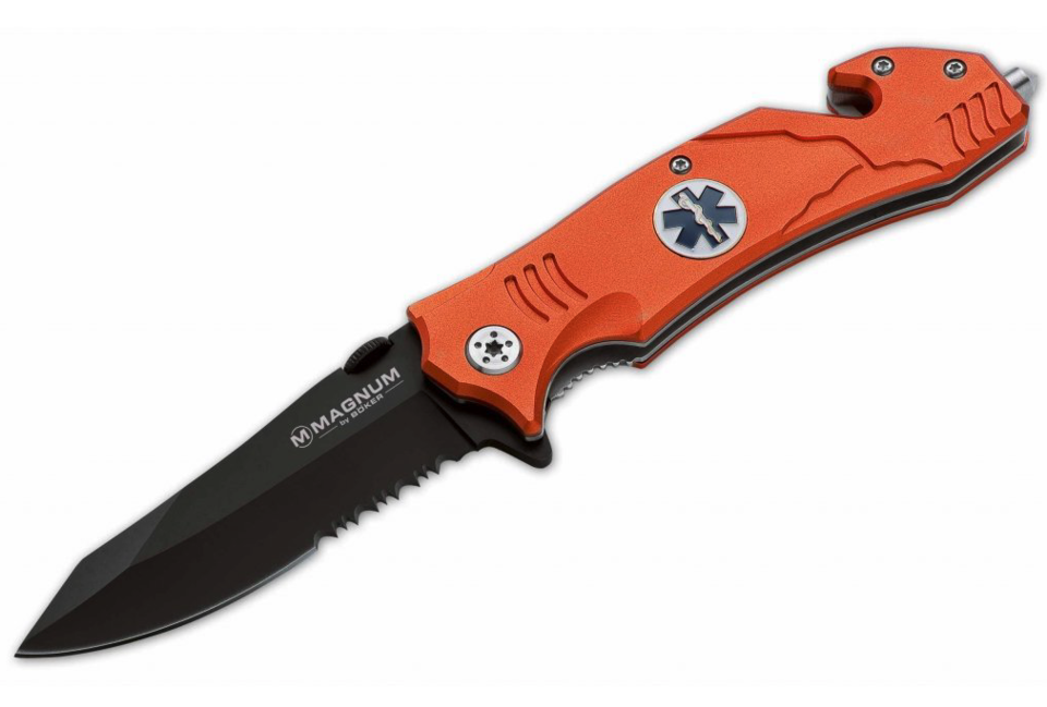 BÖKER® Magnum EMS Rescue ніж, чорний, 20,8 см