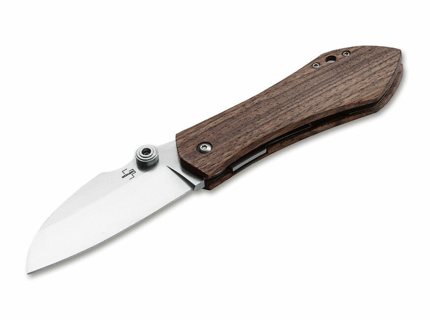 BÖKER® Anso 67 Pro складний ніж 8,7 см, дерево Zebrawood, чохол нейлон
