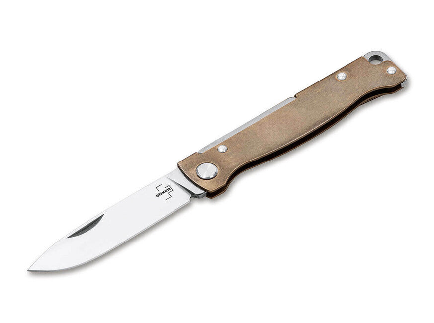 Böker Plus Atlas складаний ніж Brass, 7 см, коричневий