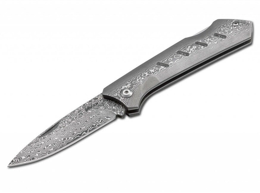 BÖKER® Damascus Dominator кишеньковий ніж 8,4 см, дамаськ