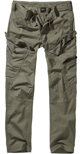 Brandit Adven штани slim fit, оливкові