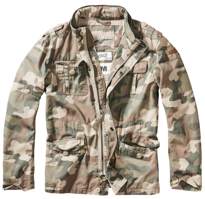 Brandit Britannia демісезонна куртка light woodland