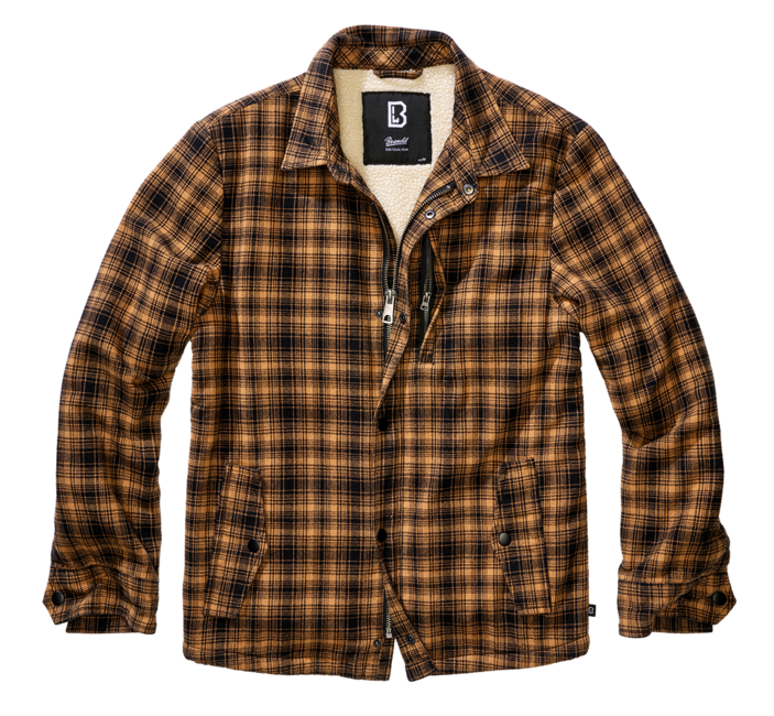 Brandit Classic Sherpa куртка, верблюжа-чорна