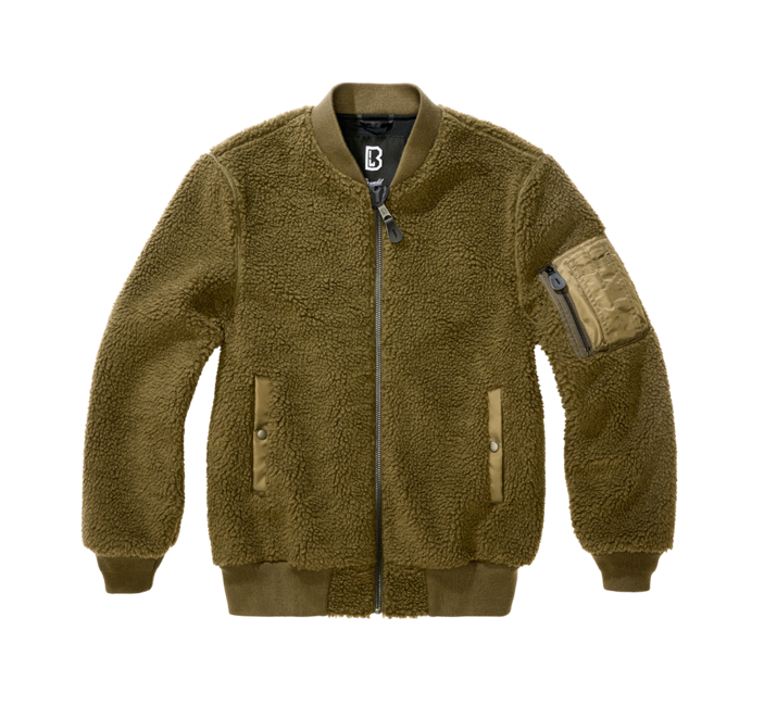 Brandit MA1 куртка Sherpa, оливкова