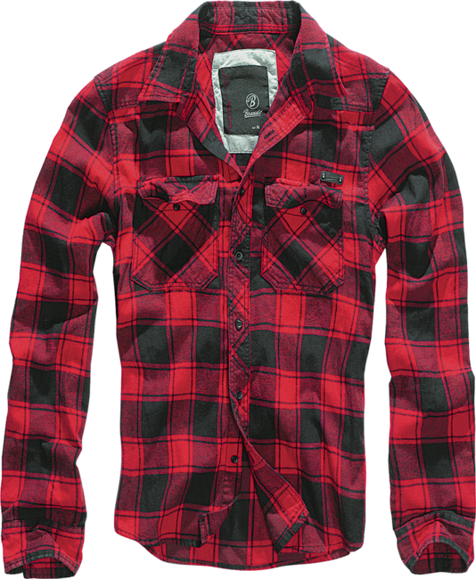 Brandit Checkshirt сорочка, червоно чорна
