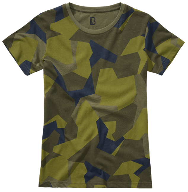 Brandit футболка жіноча M90, swedish камуфляж