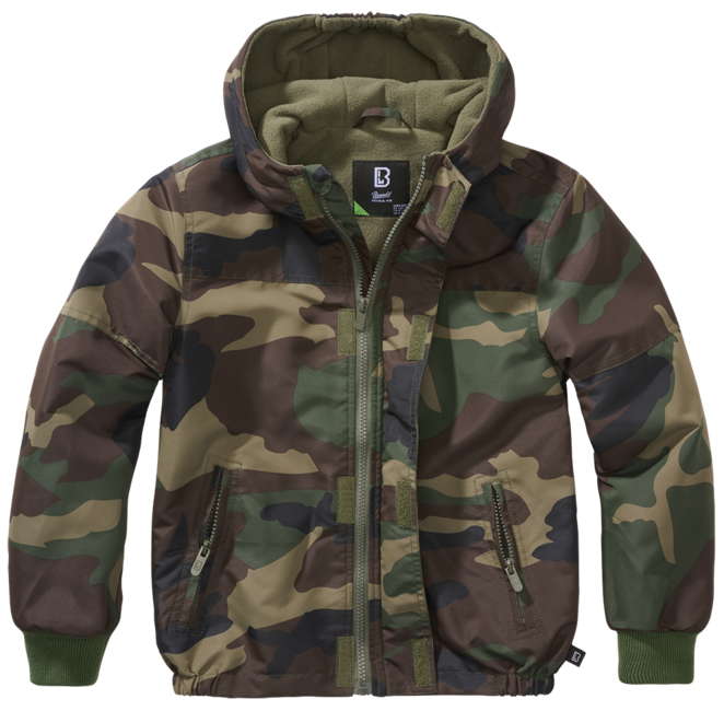 Brandit Frontzip Windbreaker куртка дитяча, вудленд