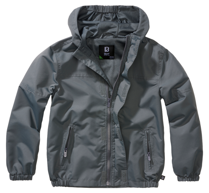 Brandit Summer Frontzip Windbreaker куртка дитяча, антрацит