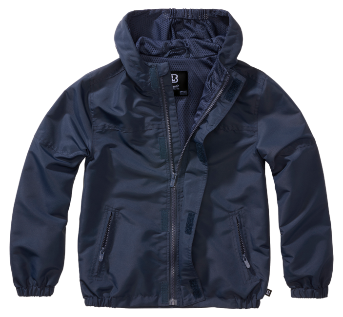 Brandit Summer Frontzip Windbreaker куртка дитяча, темно-синя