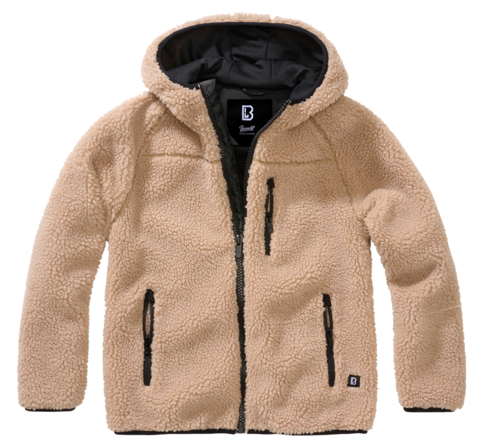 Brandit Teddyfleece куртка дитяча з капюшоном, верблюжий