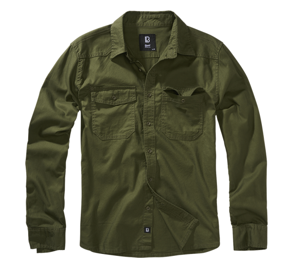 Brandit Flanellshirt сорочка, оливкова