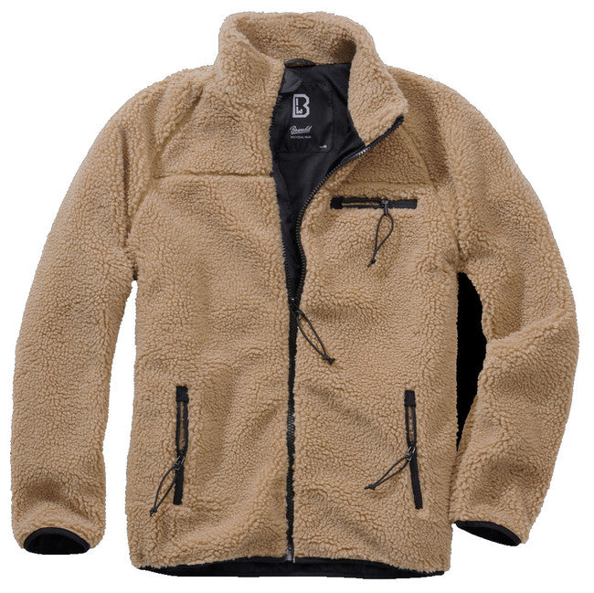 Brandit Teddyfleece флісова куртка, хакі