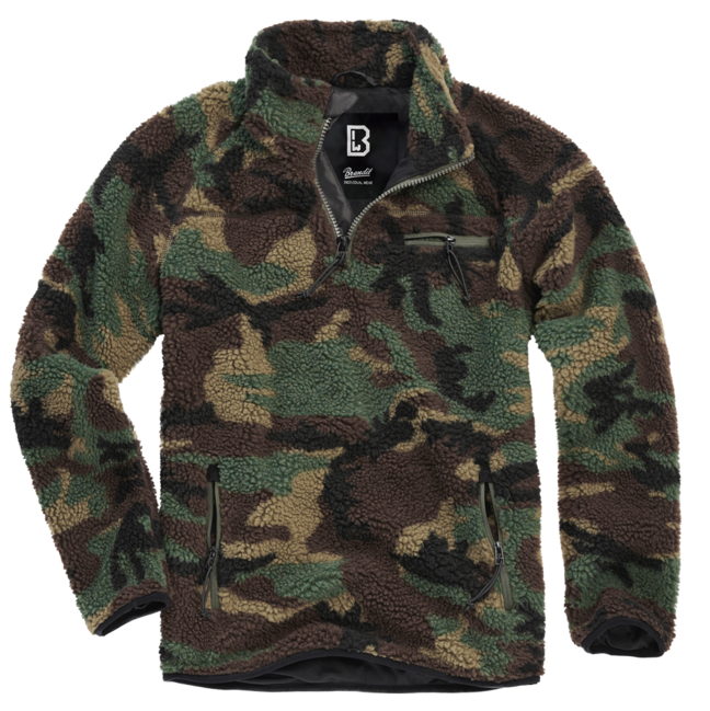 Brandit Teddyfleece Troyer флісова куртка, вудленд