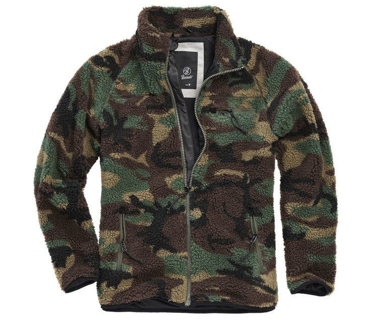 Brandit Teddyfleece флісова куртка, woodland