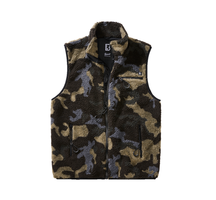 Brandit Teddyfleece жилет флісовий, темний камуфляж