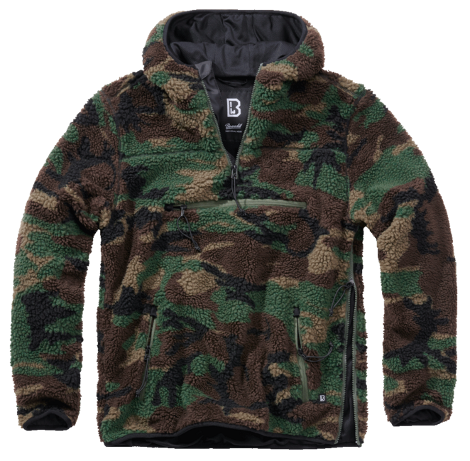 Brandit Teddyfleece Worker флісовий пуловер, вудленд