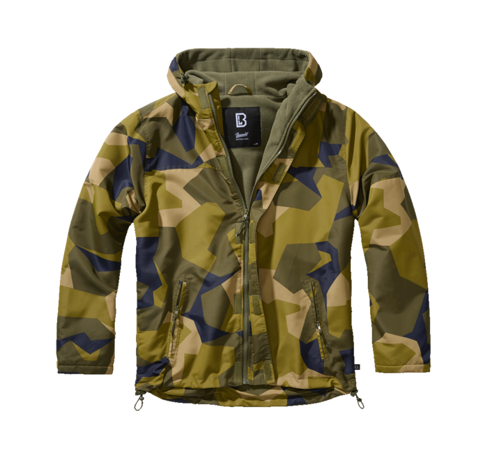 Brandit Frontzip Windbreaker куртка, swedish камуфляж