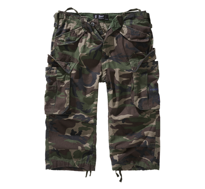 Brandit Industry Vintage шорти 3/4, woodland