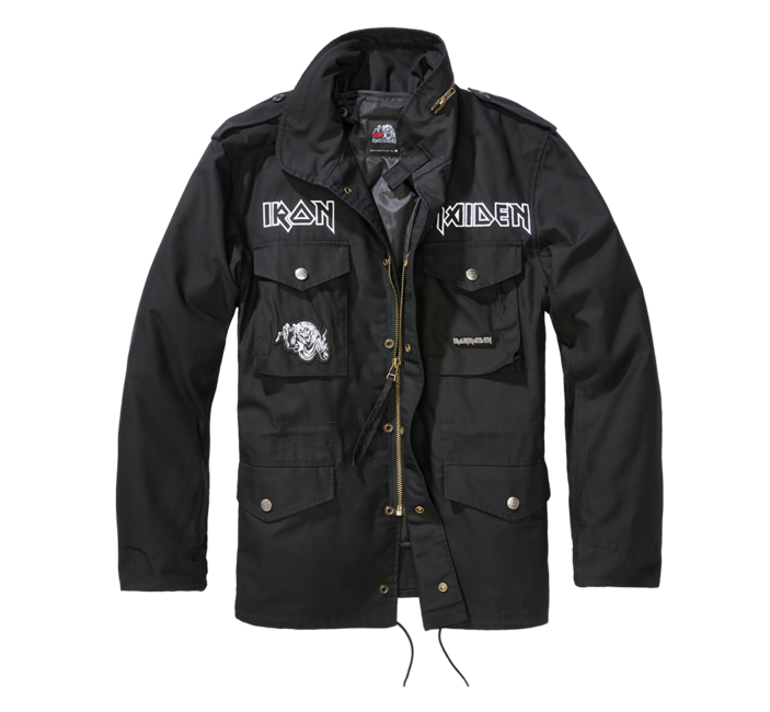 Brandit Iron Maiden M65 куртка, чорна
