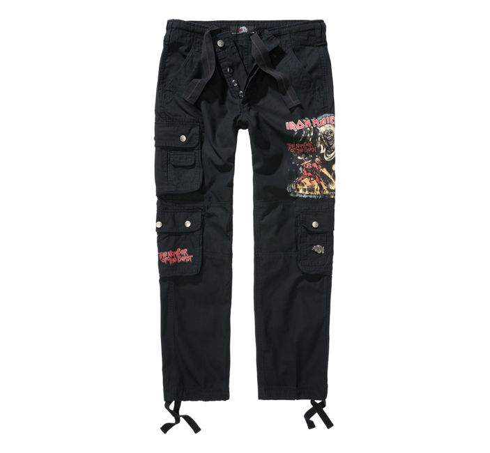 Brandit Iron Maiden Pure Slim штани, чорні