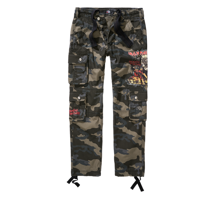 Brandit Iron Maiden Pure Slim штани темний камуфляж