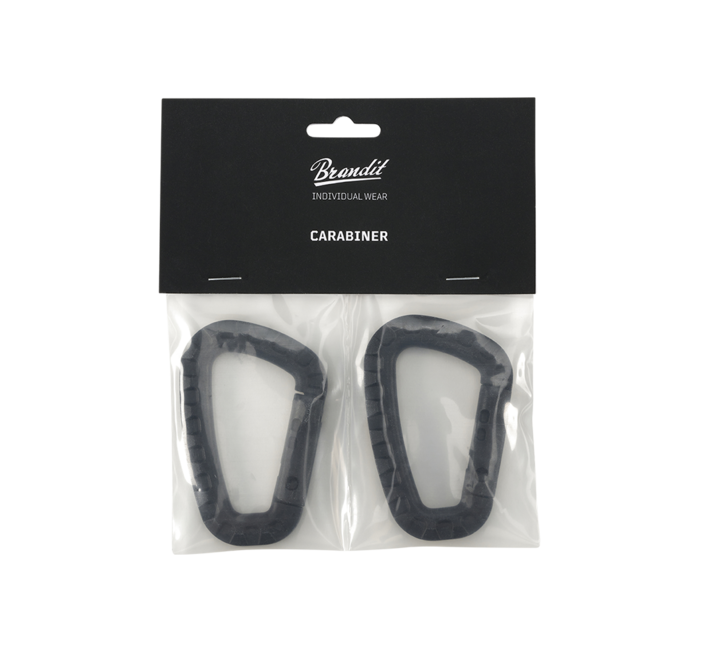 Brandit карабін 2 pack, чорний