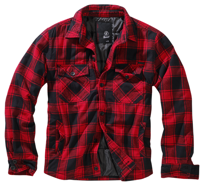 Brandit Lumberjacket куртка, червоно-чорна