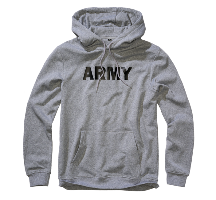 Brandit Army толстовка з капюшоном, сірий melange