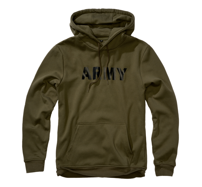 Brandit Army толстовка з капюшоном, оливкова