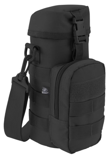 Brandit Molle чохол для пляшки з кишенькою II, чорний