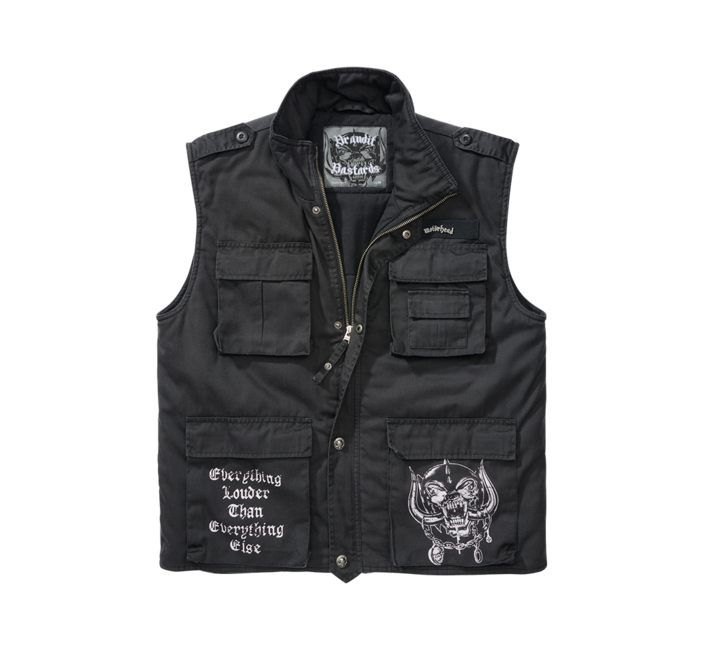 Brandit Motörhead Ranger жилет, чорний