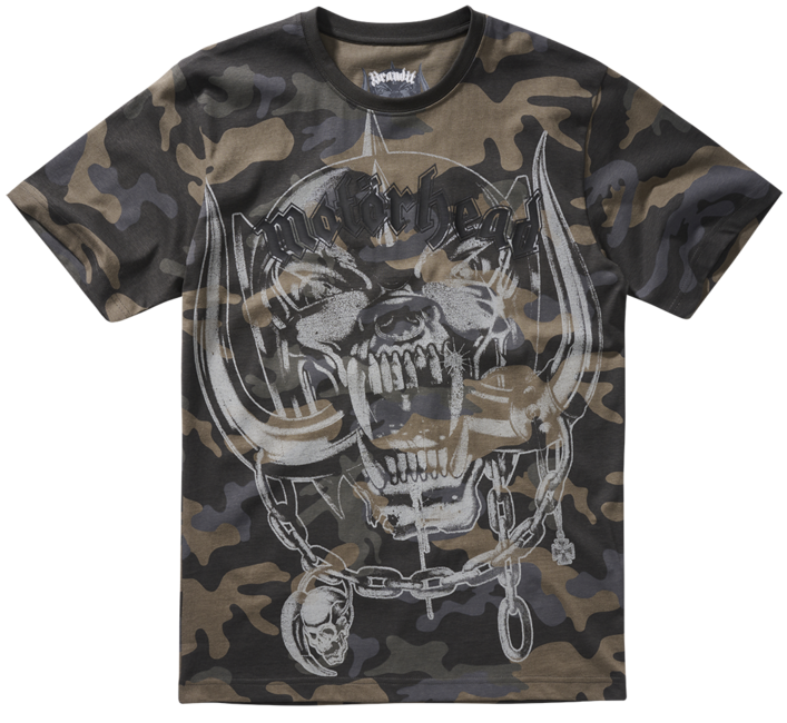 Brandit Motörhead Warpig Print футболка, темний камуфляж