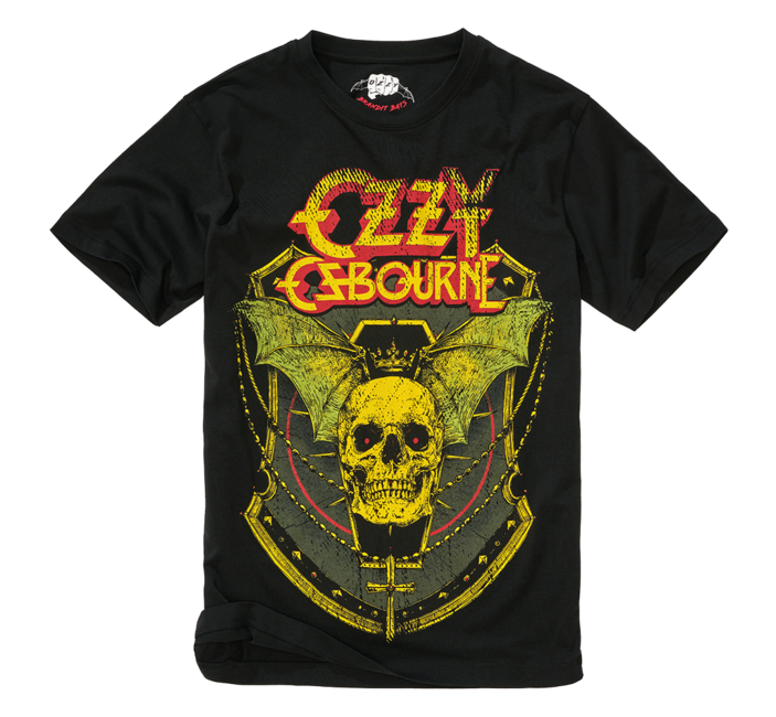 Brandit Ozzy футболка Skull, чорна