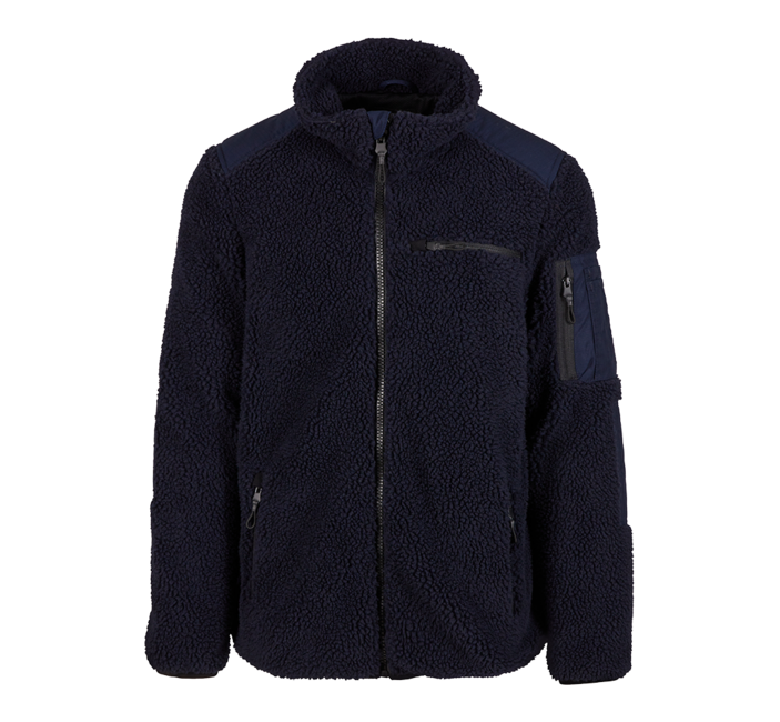 Brandit Ramble куртка флісова чоловіча Teddyfleece, темно-синя