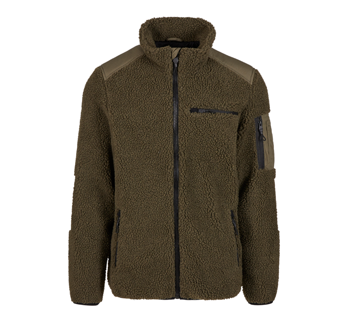 Brandit флісова куртка Ramble Teddyfleece чоловіча, оливкова