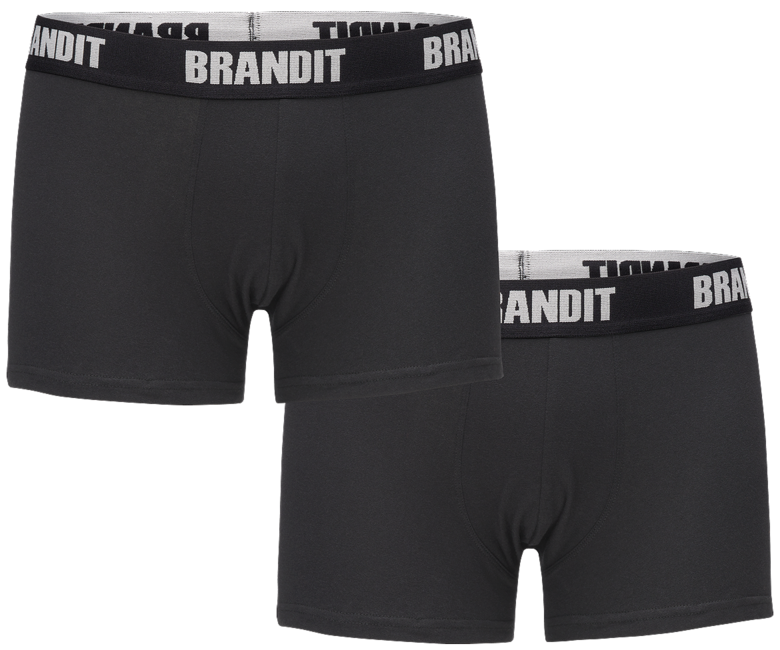 Brandit комплект чоловічих боксерів woodland darkcamo, 2 шт.