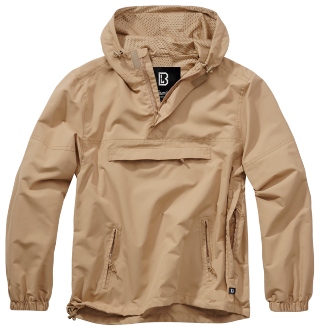 Brandit Summer Windbreaker куртка, верблюжого кольору