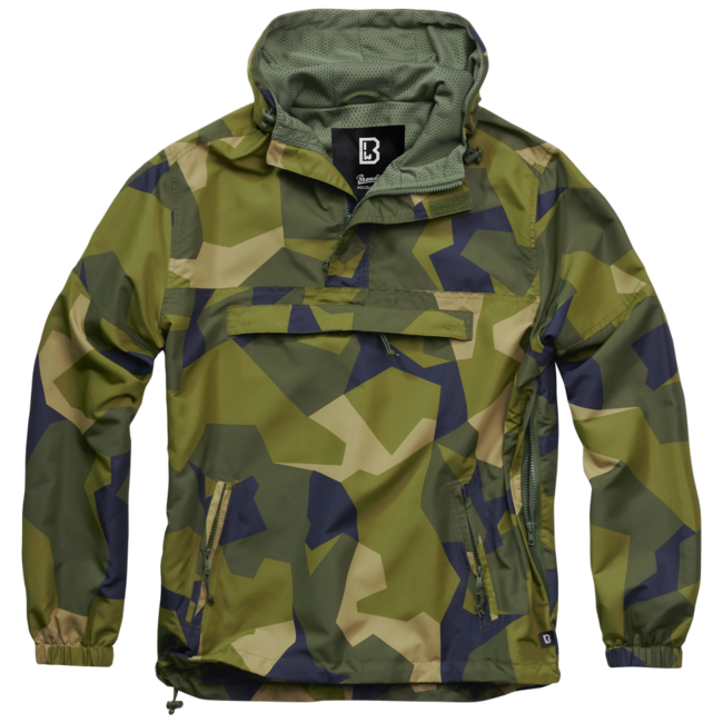 Brandit Summer Windbreaker куртка шведський камуфляж, M90