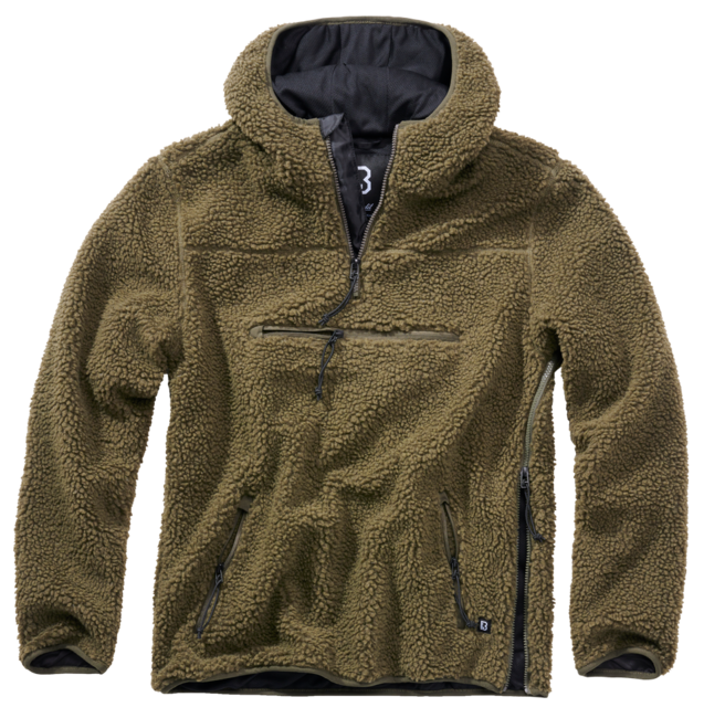 Brandit Worker світшот Teddyfleece, оливкова