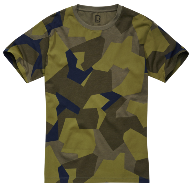 Brandit M90 футболка, swedish камуфляж