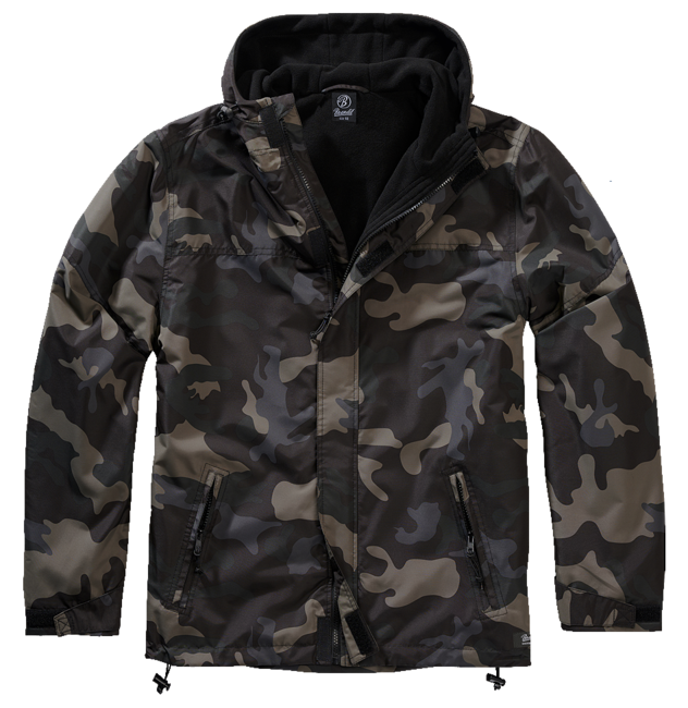 Brandit Windbreaker Frontzip куртка, darkcamo