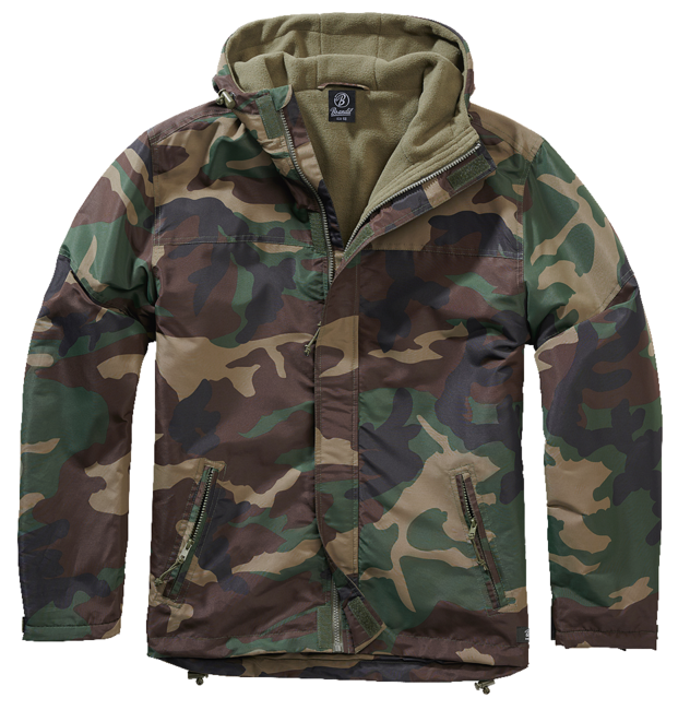 Brandit Windbreaker Frontzip куртка, woodland